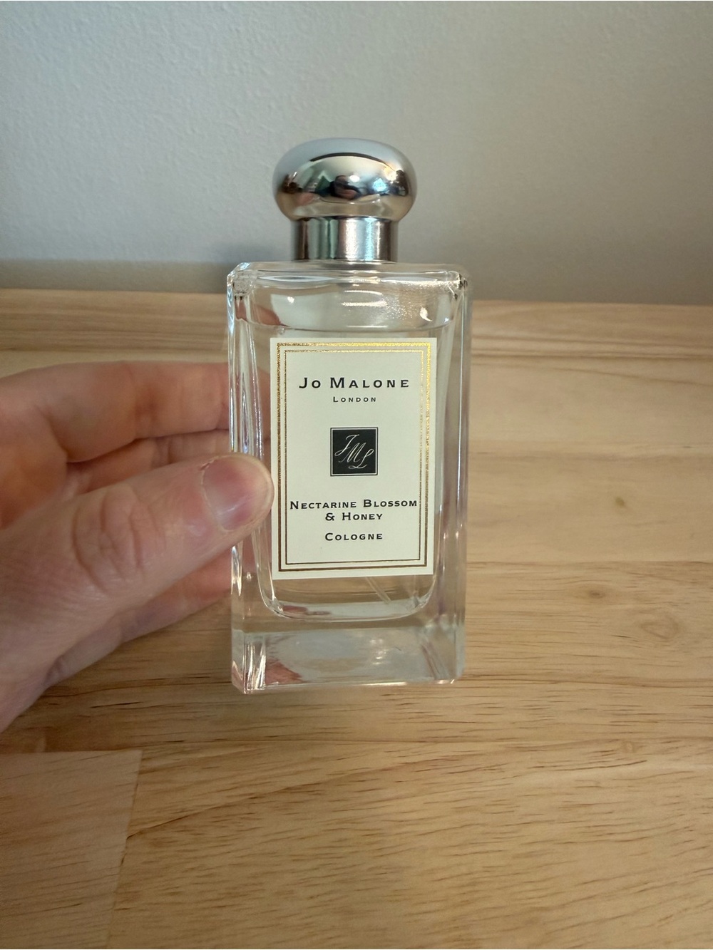Jo Malone Nectarine Blossom & Honey Clear Bottle with Silver Cap